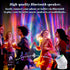 SUNFUCAN 4 Northern Lights Projector Galaxy Projector,with Bluetooth Speaker and White Noise Star Projector, Aurora