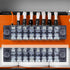 Antrader 10-Pack 8 Positions Dual Rows 600V 15A Wire Barrier Block Screw Terminal Strip with Cover TB-1508