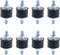 MY MIRONEY M8 Rubber Studs Shock Absorber Anti-Vibration Isolator Mounts, Pack of 8 (30 x 20mm)