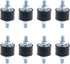 MY MIRONEY M8 Rubber Studs Shock Absorber Anti-Vibration Isolator Mounts, Pack of 8 (30 x 20mm)