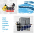 G.CORE 2 Pack Pegboard Baskets, Metal Shelves Hooks for 1/8" 1/4" Peg Boards, Organize Tools Workbench Accessories,