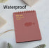 Yansanido 8 Pcs A6 Top Bound Spiral Notebook, 4 Color Thick Plastic Hardcover, 80 Sheets (160 Pages) College Ruled
