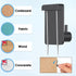 Lounsweer Cubicle Hooks - Stainless Steel Fabric Wall Coat Hooks, 10 Pcs for 50 Lbs Home Office Room Board Hanging