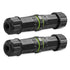 Waterproof Electrical Cable Connector, 3 Pin IP68 Outdoor Coupler for 3.5-10mm Wire Diameter, 2 Pcs