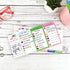 Mini Peek at the Week Planner Pad, Undated 52-week Daily Notepad, Tear-Off Pages, Priority Lists, Checklist Backer