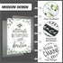 Epakh 13 Pcs Eucalyptus Bulletin Board Posters, Motivational Green Inspirational Quote Set for Classroom Decor