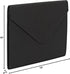 Smead Cloth Expanding File, 2" Expansion, Snap Closure, Letter Size, Black