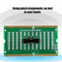 DAGIJIRD DDR4 SO-DIMM Memory Test Card for Desktop Computer, Analyzer Diagnostic Tester Memory Test Tool with LED