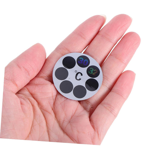 8Pcs KOMBIUDA Bath Stickers with LCD Temperature Display for Bathtub Safety Adhesive Water Temperature Gauge for Boy