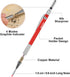 Enhon 2mm Mechanical Carpenter Pencil Set with 12 Marker Refills and Sharpener for Woodworking Marking