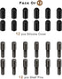 whitesnow 12pcs 1/4 Inch 5mm Metal Dual Diameter Shelf Pegs Pins Replacement Kitchen Cabinet Shelves Support Holders