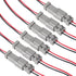 AITRIP 6 Kit 2Pin Way Electrical Wire Connector, 2Way DT Automotive Waterproof Male Female Plug