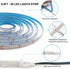 9.8 90 Dimmable, LED Strip Lights Battery Operated, Ft LED Led Strip Lights with Remote Timer Waterproof Flexible