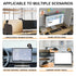 FEUNLEM (1) Clip On Mirror for Computer Monitor & Laptop, Convex Rear View Mirror for Office Monitor, Desk, Cubicle