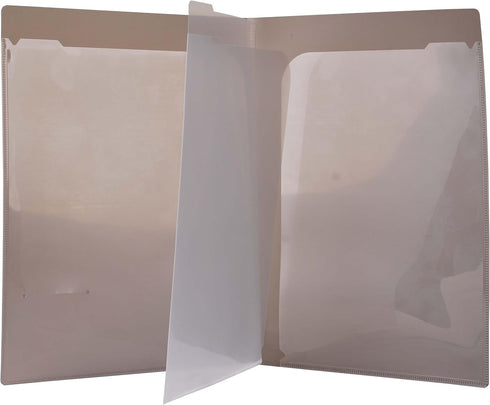 Filexec Products 4 Pocket Port/Folder, Assorted, Pack of 6
