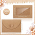 Uiifan 300 Pcs Window Gift Card Envelopes, 4 x 2.8 Inch Mini Envelopes with Heart Shaped Clasp for Gifts