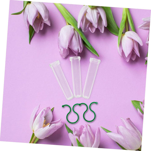 1set Sosoport Flower Water Tubes for Fresh Flowers for Roses Carnations and Sunflowers Tubes for Floral Arrangements