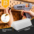 60/100Watt 25 Set Hot Glue Gun Full Size: DEKOPRO Dual Temp Hot Glue Gun Kit with Glue Sticks, Organize Storage Case