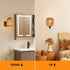 1Pack lobolighting Boho Rattan Wall Sconces Hardwired Hand-Woven Farmhouse Wall Lamps Indoor Rustic Wall Mount Light