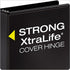 Cardinal 3 Ring Binder, Durable 3 Inch Performer ClearVue Binder, 625-Sheet Capacity, Customizable Covers, Black