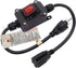Weideer 2FT Extension Cord with Inline Switch On/Off, IP67 Waterproof, 20A 250V, Red LED Rocker Switch for Holiday