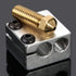 Dophee Volcano Nozzle 3D Printer Extruder Print Head + Heater Block Kit, 0.6/0.8/1/1.2mm