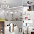 Brightever Candelabra LED Light Bulbs, 40W Equivalent, 4W Candle Bulbs, Daylight White 5000K, 6 Pack for Ceiling Fans