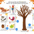 Zonon 163 Pcs Spring Classroom Tree Bulletin Board Decor, DIY Whimsy Tree Cutouts for Kid School