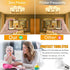 Low Wattage Light Bulbs, 1.5W LED Equivalent 15W/20W, 120V A15 Warm White 2700K, Non-Dimmable, E26 Base, 4 Pack