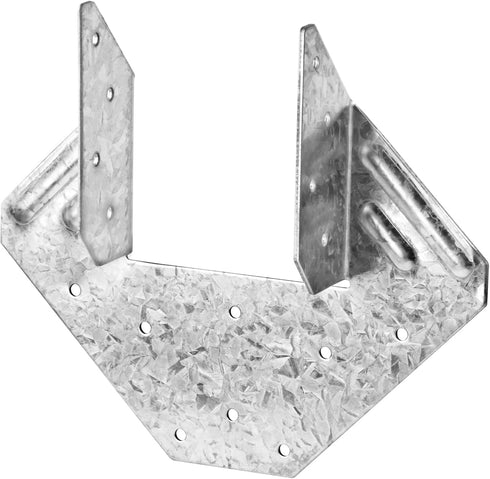 4Pcs Steel 14-Gauge Hurricane Tie Clip, Hot Dip Galvanized Joist Hangers for 4X Truss to Rafter Connector