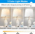 PARTPHONER A19 LED Light Bulbs, 60W Equivalent Efficient 9W LED Bulb, 3 Color Light Modes Light Bulbs, 900 Lumens, CRI 85+, 25000+ Hours Lifespan, Pack of 2 by PARTPHONER