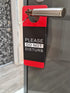 Do Not Disturb Door Hanger Sign, 2 Pack, Double Sided, Ideal for Offices, Clinics, Hotels, Therapy, Spa, Counseling
