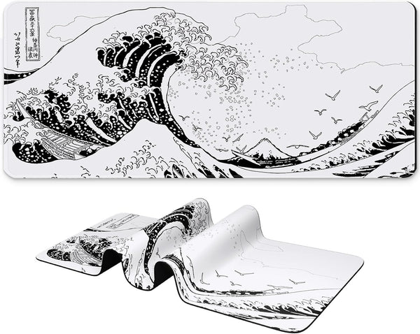 Long Gaming Mouse Pad 31.5 x 11.8 inches, Extended Anime Mouse Mat with Non-Slip Base for Gaming and Office