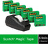 Scotch Magic Tape Value Pack, 3/4-Inch x 1000-Inch, 1-Inch Core, Clear, 6/Pack