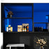 WESTICK Blue Mirror Sticker Sheet - Self Adhesive Peel and Stick Wallpaper for Kitchen Cabinets and Countertops