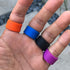 GRIFITI Band Joes, 1.25 x .5 Inch, 20 Assorted Colors, Pack of Longer Lasting Silicone Rubber Bands