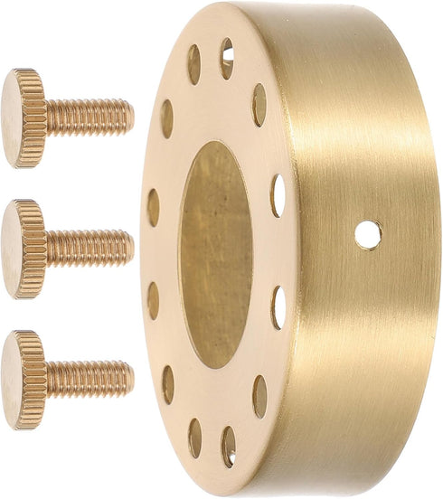 Angoily Copper Bracket Lampshade Cover Ring for Reverse Glass Fixtures Light Fixture