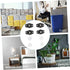 8pcs PRETYZOOM Material Storage Case Caster Adhesive Rolling Wheels High Load Capacity Noiseless Moving Cart Wheels
