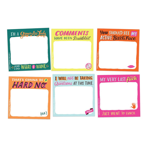 Em & Friends Grown-Ass Lady Sticky Note Packet