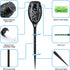 6 Pack, Solar Lights Outdoor Solar Torch Light with Flickering Flame, Waterproof Outdoor Lighting Solar Powered Pathway