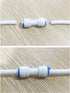 E-outstanding 5-Pack RO Water System Equal Straight 1/4" Plastic Quick Pipe Fitting