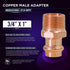 QDNB5632 Copper Male Reducing Adapter, 3/4 in. Press x 1 in. MPT