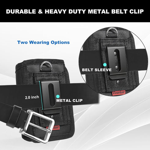 Vinanker Scanner Holster (Handle Series), Heavy Duty Metal Belt Clip, Durable & Thick Design, Comfortable