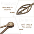 5 Set 120mm/4.72 Inch 104mm/4.09 Inch 12 Inch uxcell Walnut Wooden Clock Hands, Minute, Hour, Fit for Wall Clock