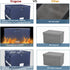 ENGPOW File Box with Lock - Fireproof Document Box with Zipper Lid, Portable Organizer for Hanging Letter/Legal Folder