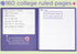 Steel Mill & Co Large Spiral Notebook, College Ruled, 11" x 9.5", Durable Hardcover, 160 Lined Pages, Lilac Floral