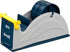 Excell ET-227 Blue/Grey Premium Twin-Roll Steel Desk Top Dispenser, 2 in. Wide