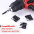 Bates Tamper Proof Torx Bit Set, 13 Pieces Set, T4-T40, Security Torx Bit Set, Star Bits Set, Screwdriver Bit Sets