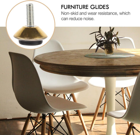 ULTECHNOVO Floor Mat Adjustable Table Decked Accessories, Swivel Chair Adjustable Furniture Levelers for Heavy Cupboard