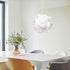 15.7" (40cm) 30-Piece 15ft kwmobile Hanging Puzzle Lamp Kit - Modern Ceiling Pendant Light with Shade to Assemble